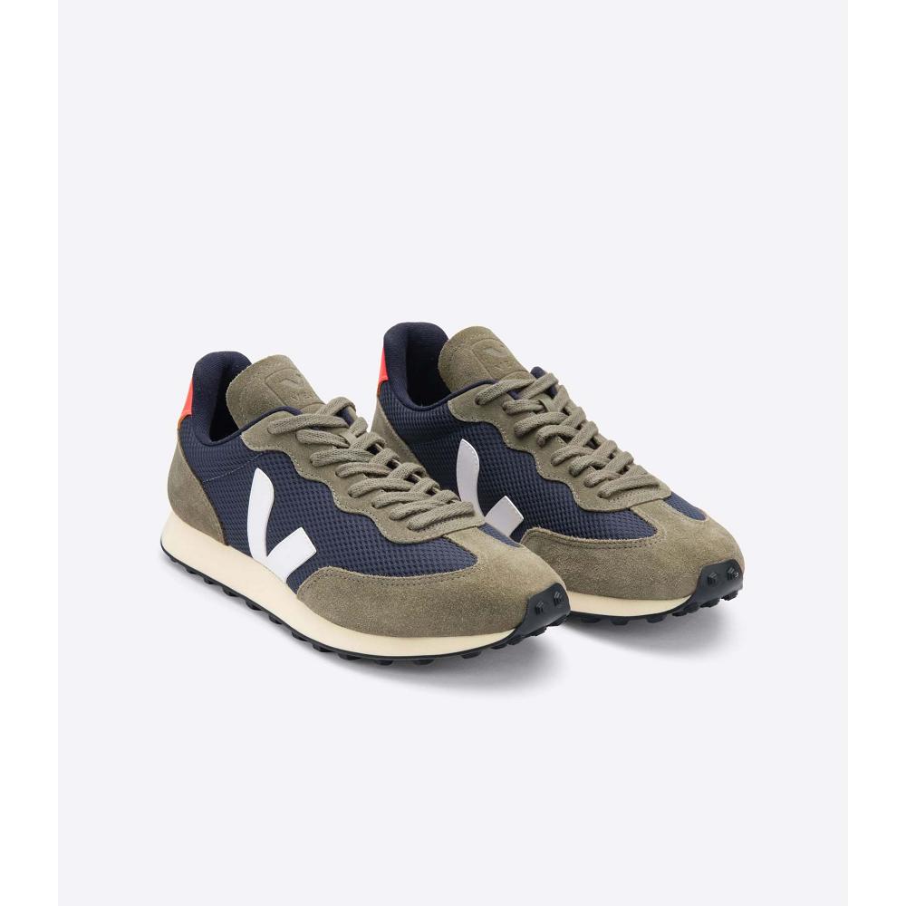 Women's Veja RIO BRANCO ALVEOMESH Running Shoes Olive | SG 422UZG